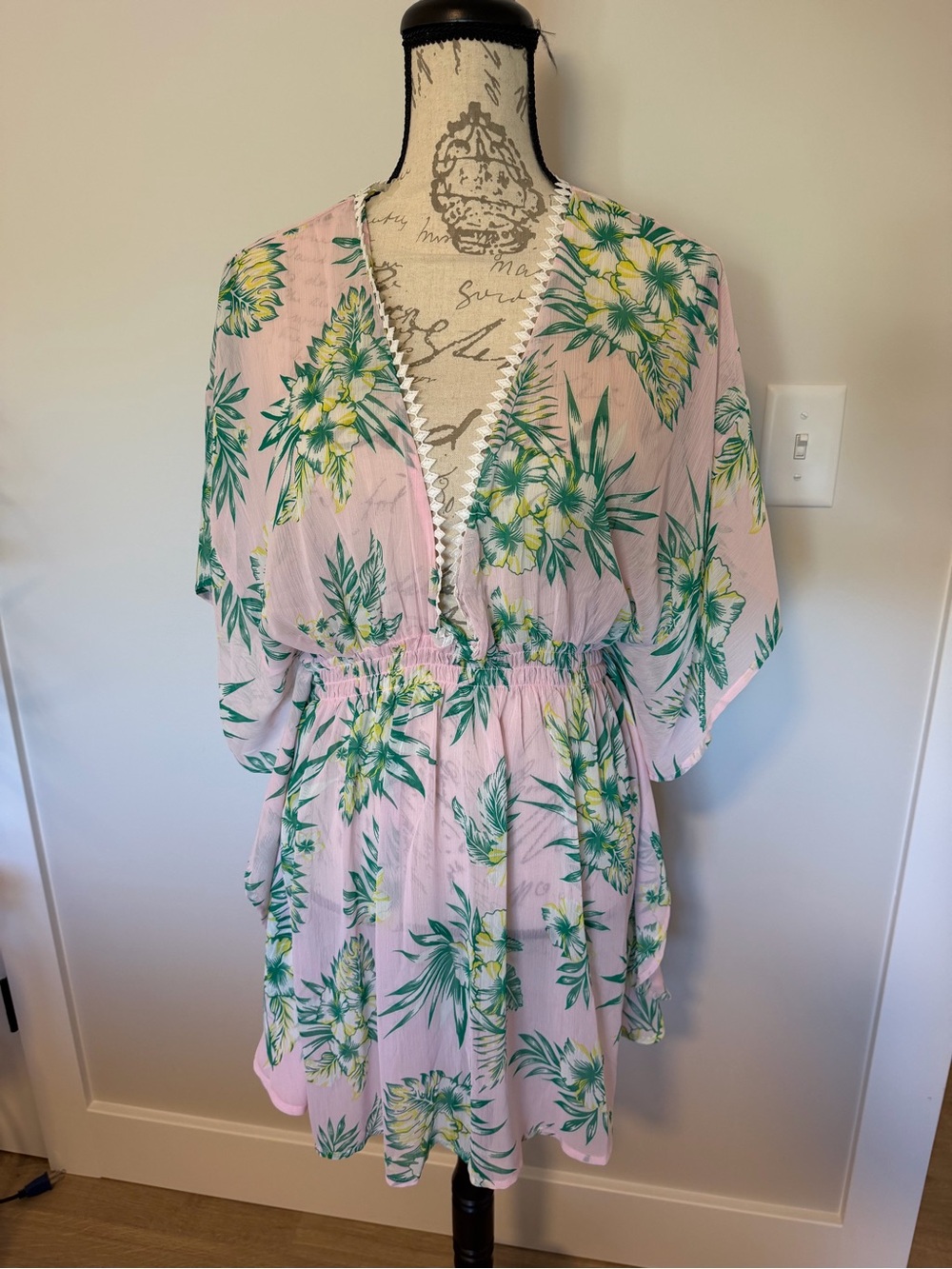 Miken Swim Floral Cover-Up Dress